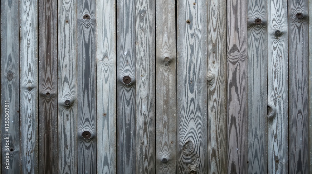© parichart - Rustic Weathered Wooden Planks Background Texture A Detailed Image of Aged Vertical Wood Grain