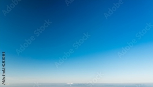 clear blue sky with no clouds