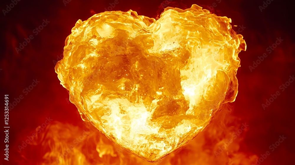 Fiery Heart of Passion Fiery Heart of Passion