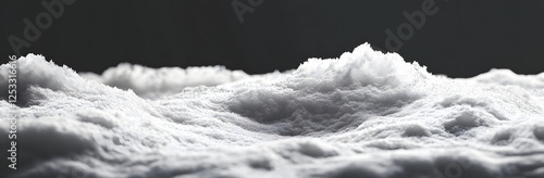 Mesmerizing Snow Wave on Dark Background for Website Banner Design