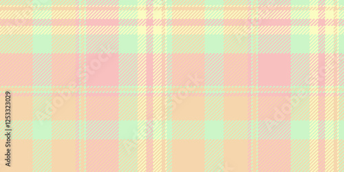 Valentine plaid tartan check, kilt textile background vector. 40s fabric seamless texture pattern in light color.