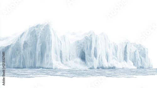 Wallpaper Mural Antarctic iceberg floating in ocean; climate change Torontodigital.ca