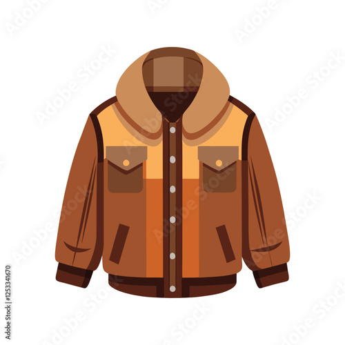 Vector illustration of jacket