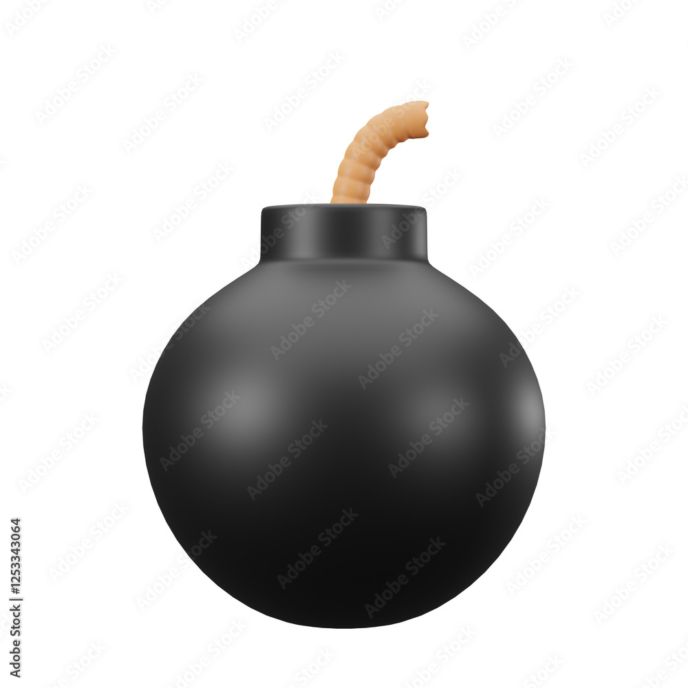 Fototapeta premium bomb 3d jpg 