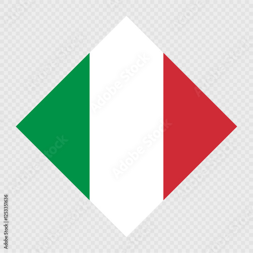 Free Download Italy rhombus flag. Vector illustration. - GFXLoad
