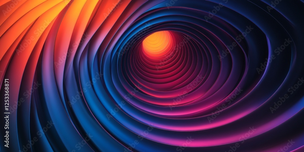 abstract scene where radial gradients create a sense of depth and focus, using a harmonious palette to evoke a rich and immersive visual effect radiating from the center abstract scene where radial gradients create a sense of depth and focus, using a harmonious palette to evoke a rich and immersive visual effect radiating from the center