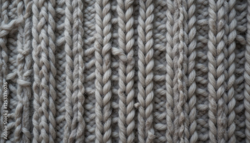Chunky knit sweater texture with thick wool fibers, cozy knit pattern, and warm fabric details Chunky knit sweater texture with thick wool fibers, cozy knit pattern, and warm fabric details