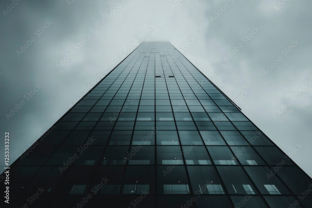 Modern Skyscraper, Urban Architecture, Low Angle View. Potential use for stock photography Modern Skyscraper, Urban Architecture, Low Angle View. Potential use for stock photography