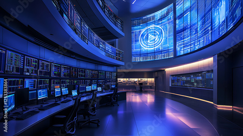 National cybersecurity defense Government agency monitoring cyber threats Digital infrastructure protection high quality 