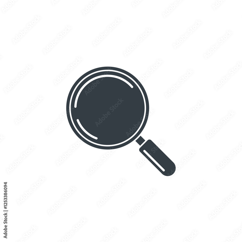 Magnifying Glass icon symbol vector illustration isolated on white background Magnifying Glass icon symbol vector illustration isolated on white background