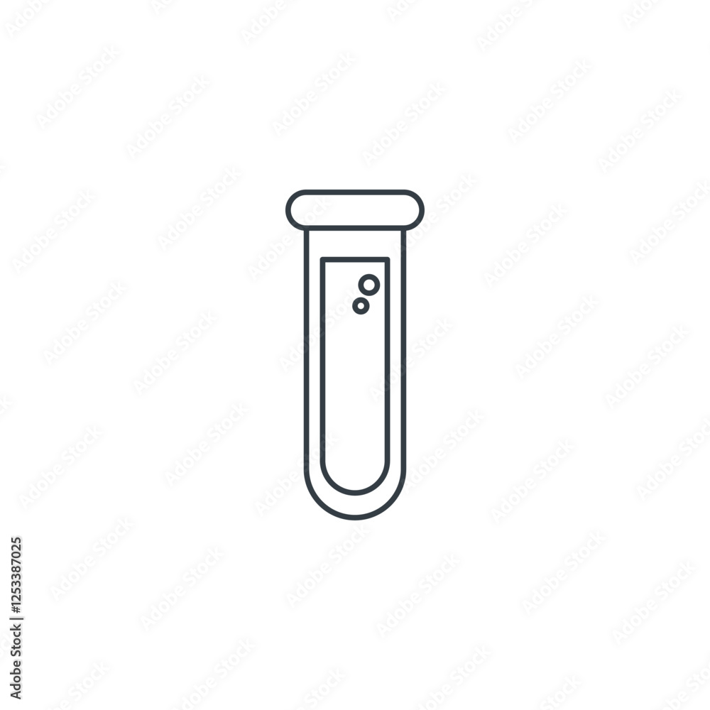 Test Tube icon symbol vector illustration isolated on white background Test Tube icon symbol vector illustration isolated on white background