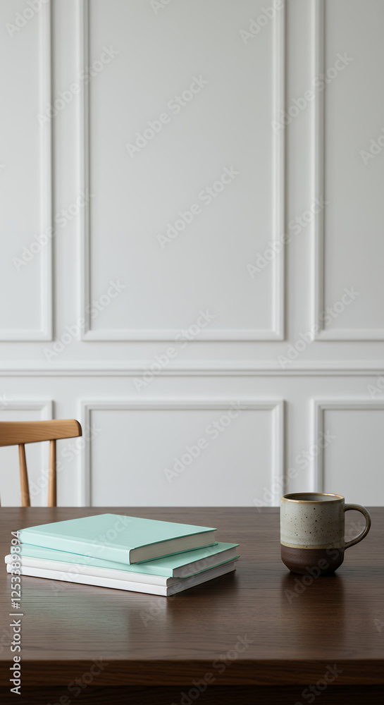 Serene Workspace: Books, Coffee, & Calm | Minimalist Desk Setup for Productivity & Focus | Study, Read, Relax Serene Workspace: Books, Coffee, & Calm | Minimalist Desk Setup for Productivity & Focus | Study, Read, Relax