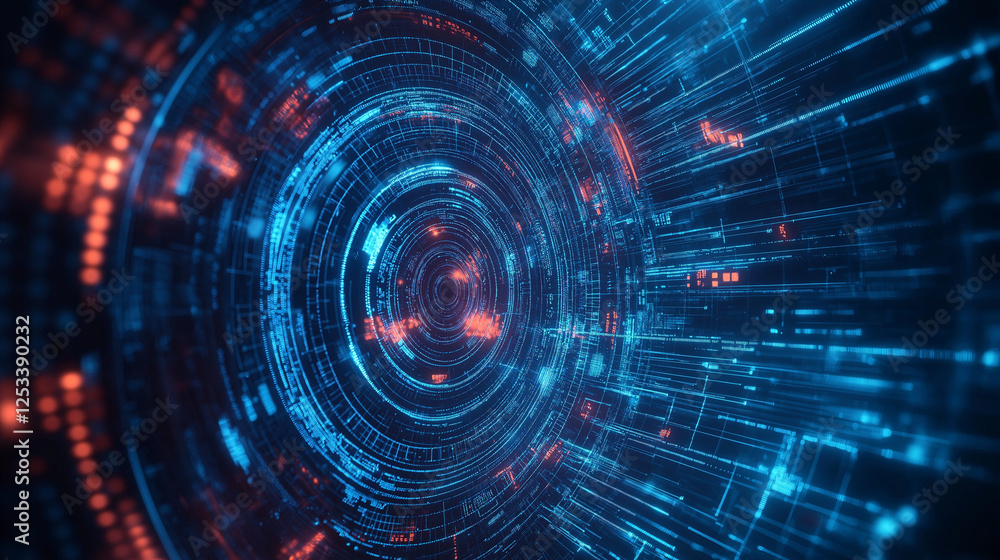 Fototapeta premium Concept of Technology and Future.