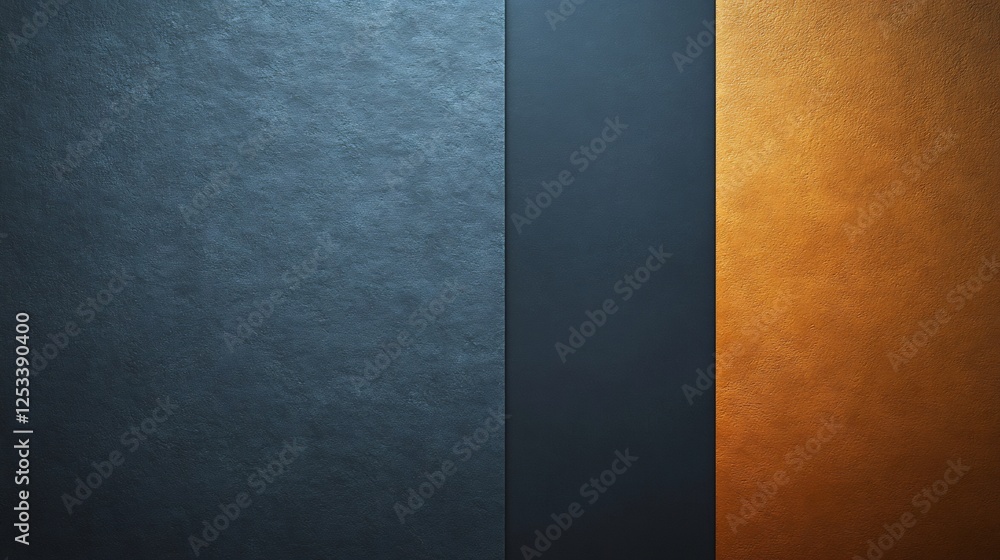 Dramatic color block abstract art warm gold cool grey texture. AI Generated Dramatic color block abstract art warm gold cool grey texture. AI Generated