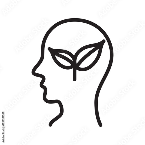 Ecology Idea Simple Line Icon