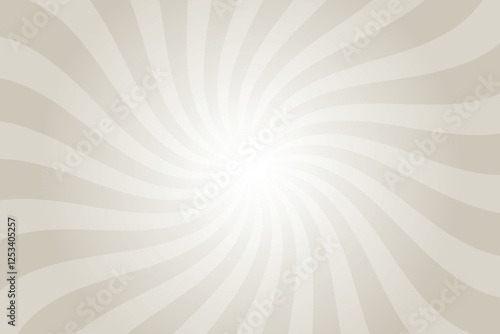 Revere pewter gray. background with white sun ray. Swirl sun ray lines starburst. Abstract texture with light of sunburst. Radial beam of sunlight. Retro background with flash. Design of sunbeam.