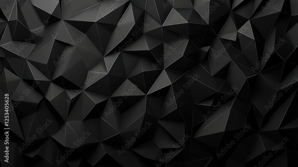 Abstract Geometric Dark Polygonal Pattern Abstract Geometric Dark Polygonal Pattern
