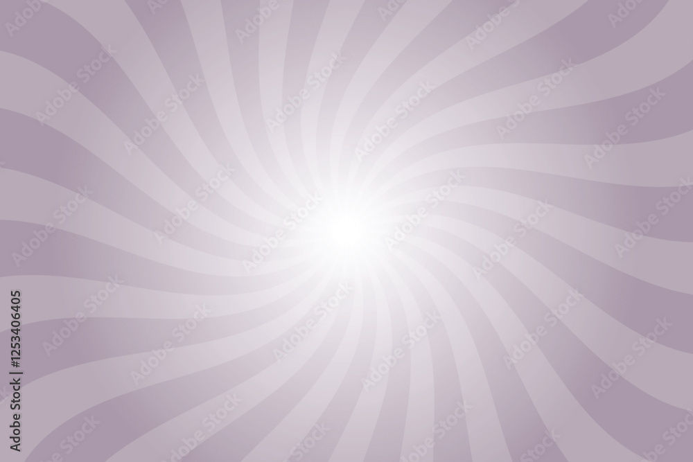 Rose gray background with white sun ray. Swirl sun ray lines starburst. Abstract texture with light of sunburst. Radial beam of sunlight. Retro background with flash. Design of sunbeam. Rose gray background with white sun ray. Swirl sun ray lines starburst. Abstract texture with light of sunburst. Radial beam of sunlight. Retro background with flash. Design of sunbeam.