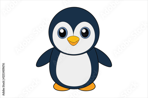 penguin vector,  icon vector illustration,  penguin silhouette of a penguin isolated on a white background, eps, png, svg, vector,