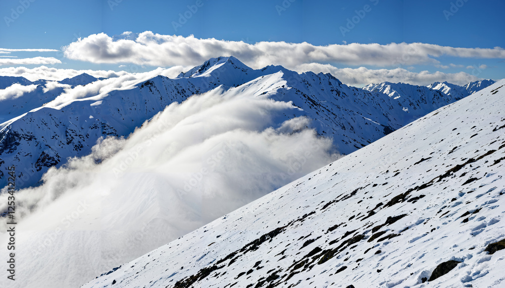 Le paysage hivernal majestueux Le paysage hivernal majestueux