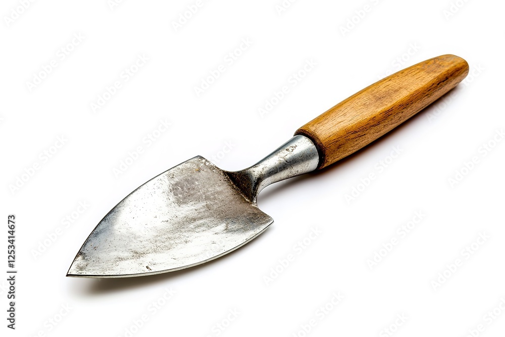 Perfect for spring planting! A pristine gardening trowel, isolated against a stark white backdrop, promises a bountiful harvest. Ideal for websites, blogs, and gardening publications, showcasing Perfect for spring planting! A pristine gardening trowel, isolated against a stark white backdrop, promises a bountiful harvest. Ideal for websites, blogs, and gardening publications, showcasing