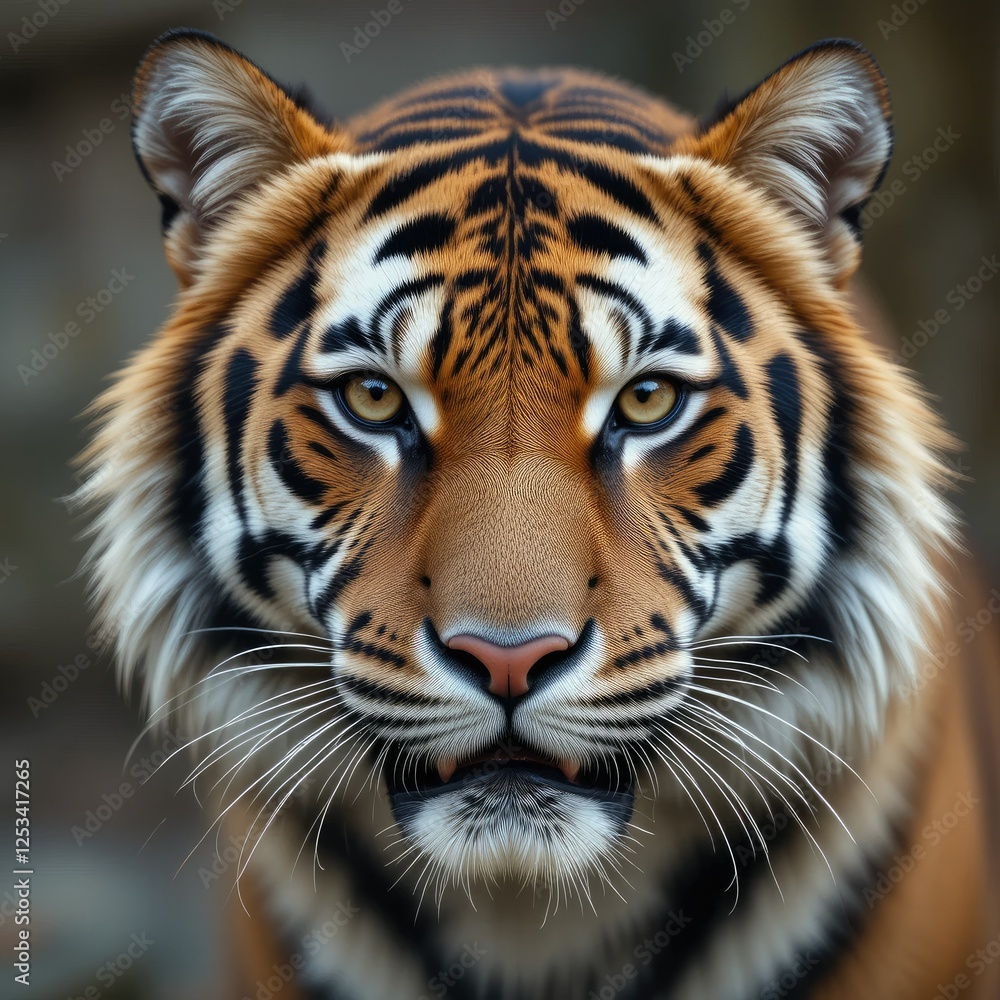 Majestic Sumatran Tiger Close-Up: Powerful Gaze, Wildlife Photography Majestic Sumatran Tiger Close-Up: Powerful Gaze, Wildlife Photography