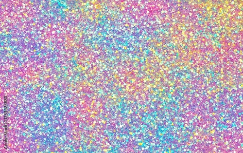 Beautiful colorful sparkling glitter texture background with iridescent shine and soft pastel shimmer for festive and decorative design