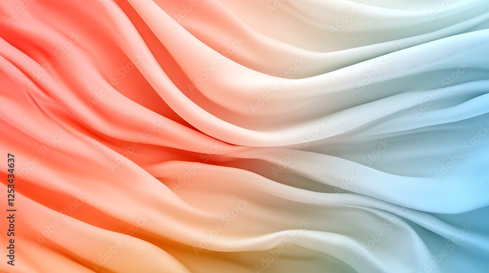 Obraz premium Colorful Fabric Texture Gradient Design