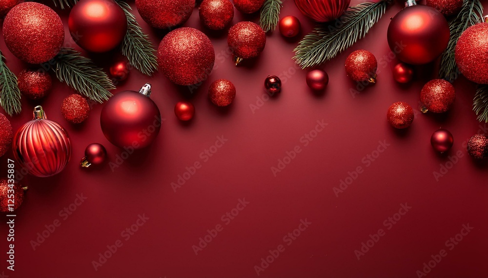 create a festive christmas background wallpaper with red ornaments create a festive christmas background wallpaper with red ornaments