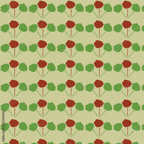 seamless pattern with flowers