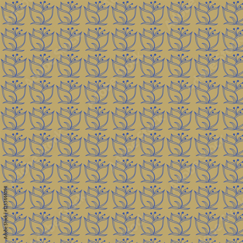 seamless pattern with flowers