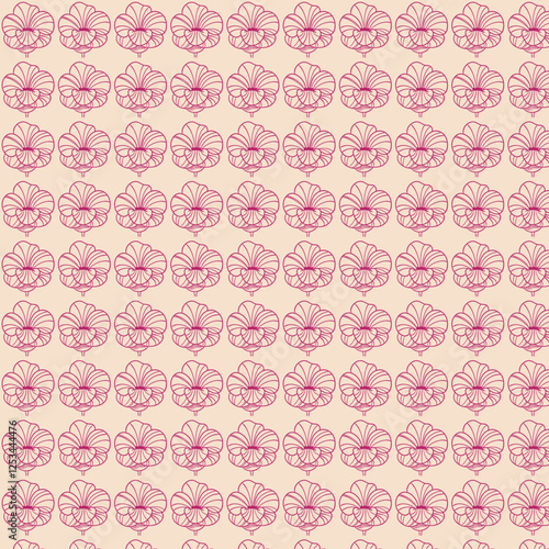 seamless pattern with flowers