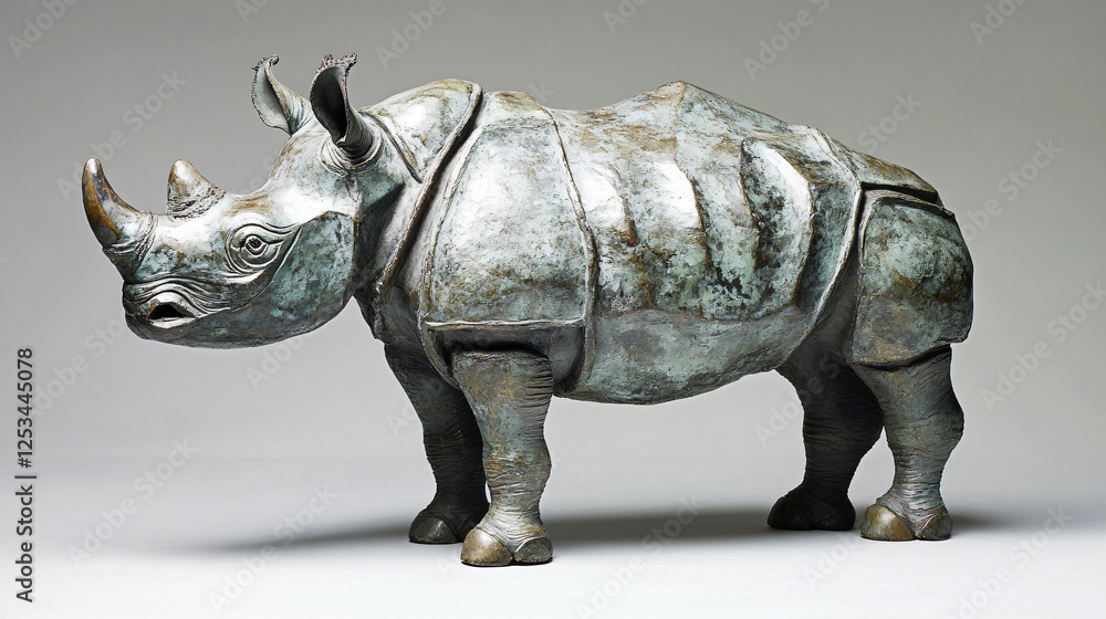 Fototapeta premium javan rhino