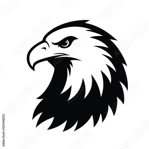eagle head vector illustration