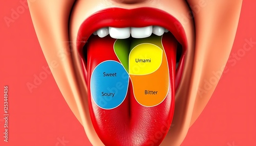 Colorful Abstract Face With Vibrant Tones
