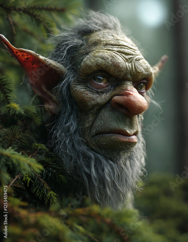 forest old man, goblin