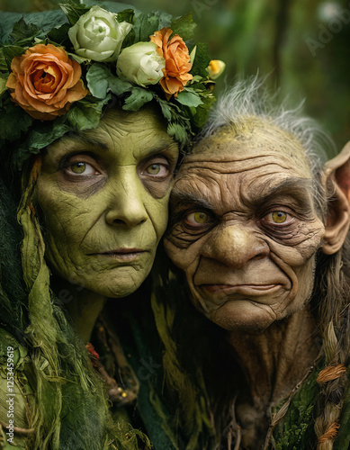 forest old man, goblin