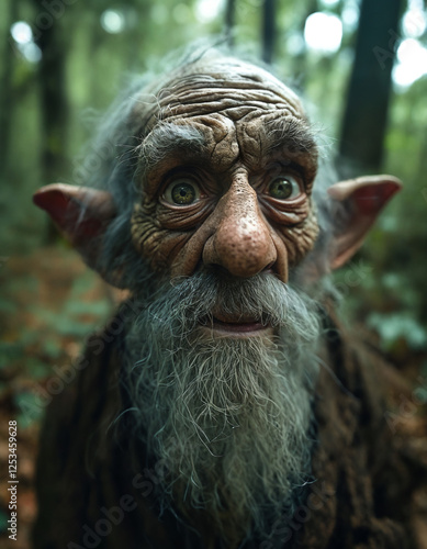 forest old man, goblin