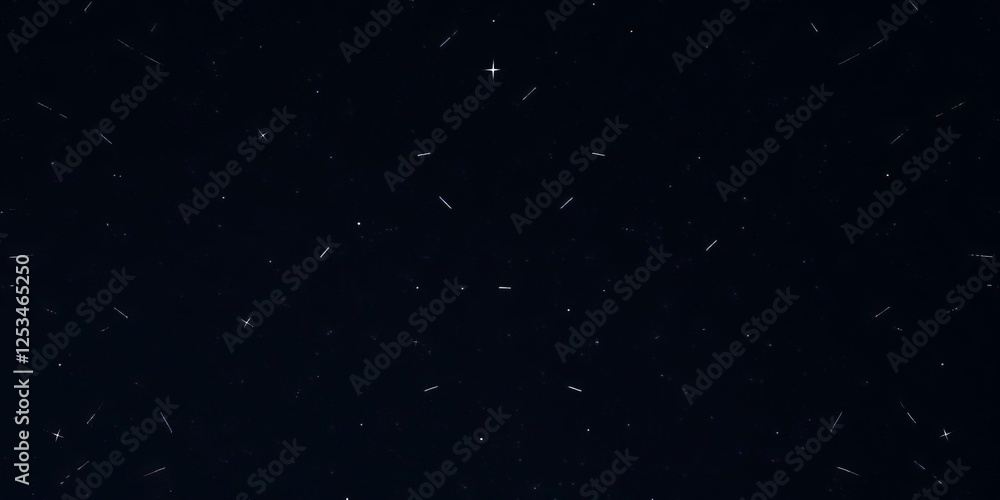 Fototapeta premium Minimal starry night sky background with a few scattered stars in vector format, astronomy, galaxy