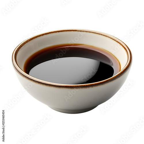 soy sauce isolated on white background