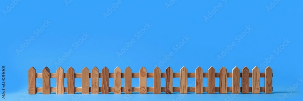Brown wooden fence with clipping paths for easy design and decoration separation on white background, background, design Brown wooden fence with clipping paths for easy design and decoration separation on white background, background, design