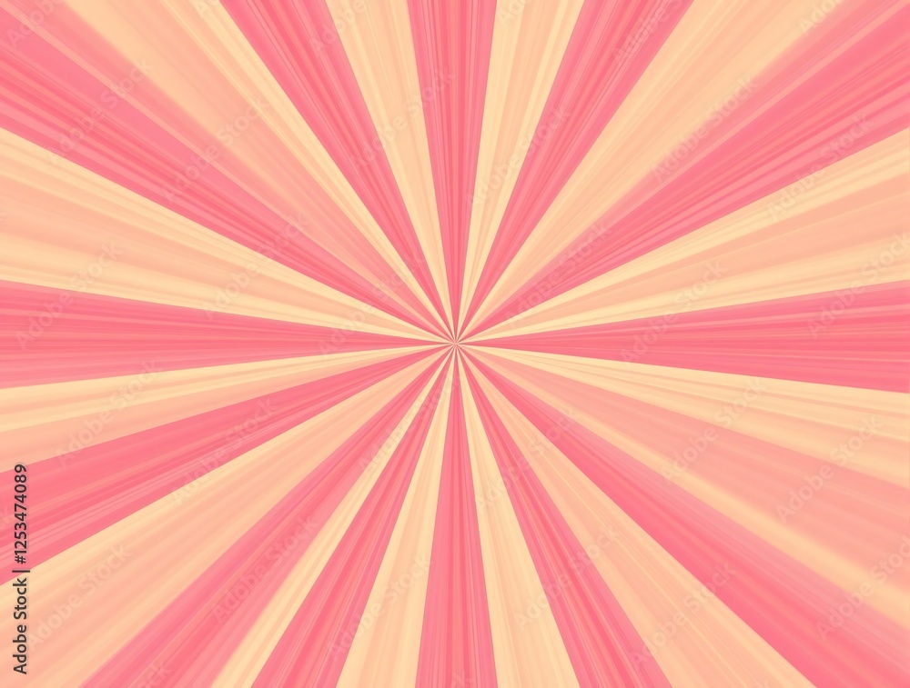 Radiant Pink and Beige Radial Stripes Background Radiant Pink and Beige Radial Stripes Background