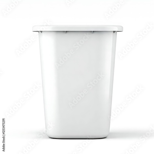 Wallpaper Mural White trash can white background. Torontodigital.ca