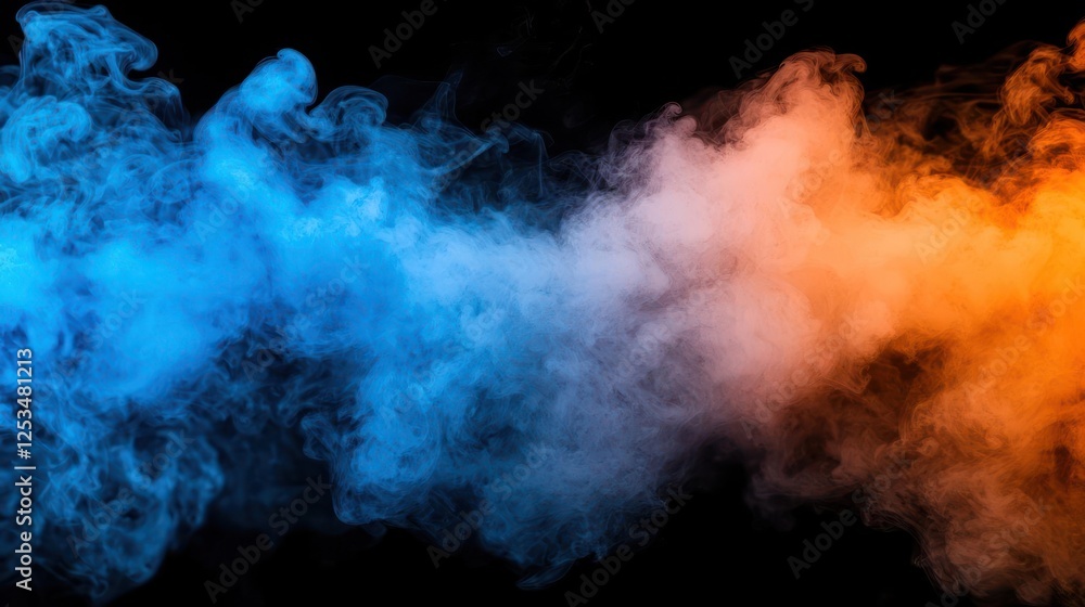 Abstract Colorful Smoke Art Design Abstract Colorful Smoke Art Design