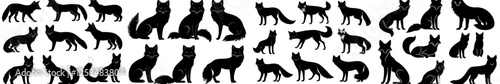 Fox silhouette  Fox clipart  Fox modern illustration  Fox svg  Fox silhouettes  Fox outline  Fox graphic  Contemporary fox illustration  Fox modern graphic  Fox silhouettes  Fox shape  Fox icon