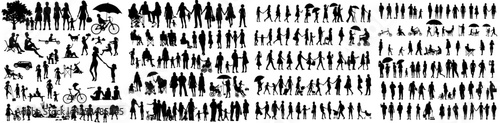 A collection of silhouettes depicting couples in diverse postures and settingsA group of outlines showing couples in various positions and scenariosImages of couples captured as silhouettes in