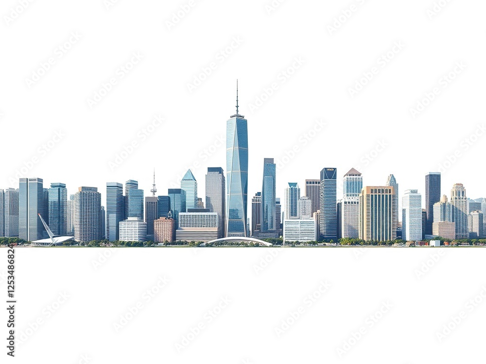 Cityscapes Unveiled: Textured Skyline with Abstract Buildings Cityscapes Unveiled: Textured Skyline with Abstract Buildings