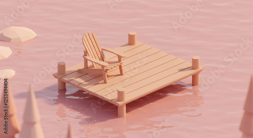 cottage vacation 3D
