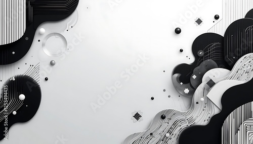 Oil droplets creating abstract patterns