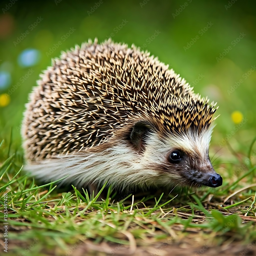 Fototapeta premium Hedgehog in the forest.